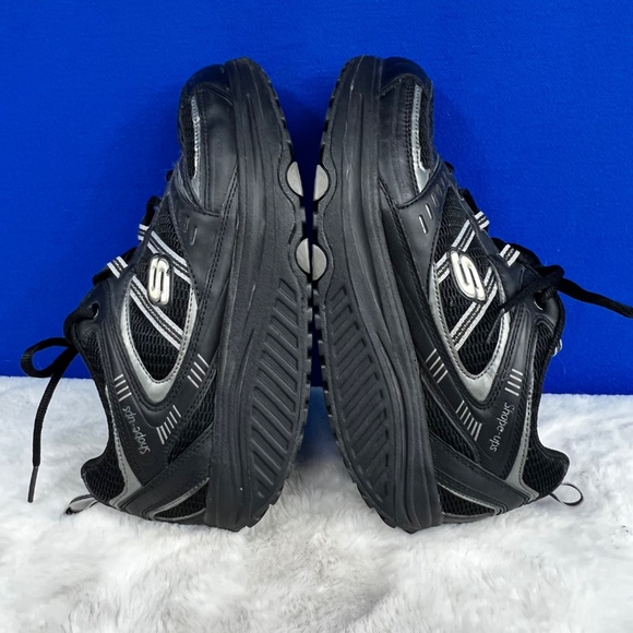 VINTAGE |•SKECHERS•| Shape-Ups! Black Activewear Walking Shoes Size 8 - Picture 8 of 12